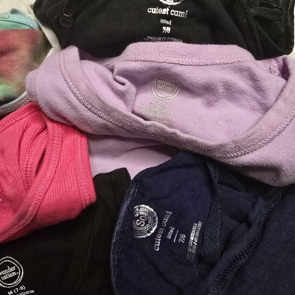 Girls Tank Top & Camisole Bundle Size 7/8 Not So Mystery Box - Picture 5 of 6